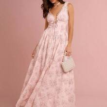 Spring/Summer Romantic Women Yellow Floral Print Hollow Out Embroidery Lace Stitching Sleeveless Maxi Dress,Sweet&Elegant For Birthday&Holiday Party&Sweet Date Night&Daily Commuting&Vacation&Afternoon Tea&Garden Parties,Summer Outfits For Women,Sun Dresses For Women - Amarillo - Ver 6