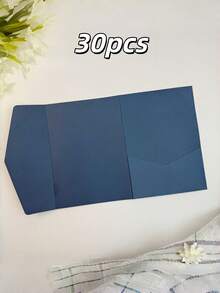 30pcs Tri-Fold Pocket Wedding Invitation Cover, Engagement XV Birthday Baptism Simple Invitations Envelope,DIY Invitation,5*7inch Invitation,Pocket Invitation,Custom Invitation Best Gifts,Wedding Decor,Home Decor ,Room Decor Party Favors Bride Graduation Birthday Decorations Party Decorations Bachelorettes - 30% Off - View 11
