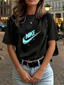 Women T-Shirts - Black - View 4