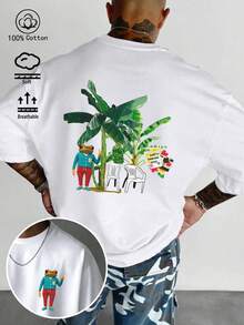 Áo thun cổ tròn tay ngắn unisex mùa hè, phong cách đường phố giản dị, kiểu dáng Y2K đơn giản và vui nhộn, đa năng cho trang phục hàng ngày, thoải mái và thoáng khí, thiết kế 100% cotton nguyên chất. Hàng mới về mùa hè 2026: Áo thun nam cotton nguyên chất, áo thun xuân/hè, áo trắng, áo thun nam in họa tiết thời trang, áo in họa tiết, áo cotton, áo thun chất lượng cao, phong cách retro, phong cách preppy, phong cách thành thị, phong cách Gen Z, phong cách Millennial, phong cách Y2K, phong cách Punk, phong cách rách, phong cách tối giản, phong cách đơn giản, phong cách thường ngày, phong cách nghỉ mát, họa tiết in vui nhộn, phong cách đồng quê, trang phục đi xem hòa nhạc đồng quê, thời trang bãi biển. - Trắng 7 - Xem 1