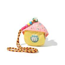 Niche Design Small Round Bag Contrasting Color Change Bag Retro Old Mini Bag  Storage Bag Hip Hop Pendant - Multicolor - View 7