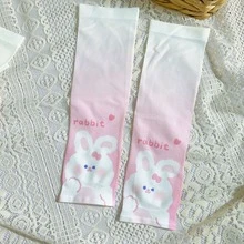儿童可爱图案印花清凉袖套（1双），防紫外线冰丝防晒袖套 - A - 查看 10