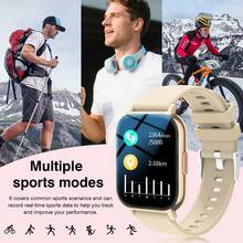 1.81" HD Screen Multifunctional Smart Watch - Wireless Calling, Camera Control, Music Adjustment, Fitness Tracking, Customizable Wallpaper | Compatible With Android Phones, Supports Call And Message Notifications - View 10