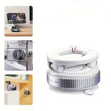 Giá đỡ điện thoại từ tính mới cho ô tô, giá đỡ từ tính xoay 360°, giá đỡ điện thoại bằng hợp kim nhôm hút chân không. - Giá đỡ điện thoại từ tính cho ô tô, màu trắng - Xem 3