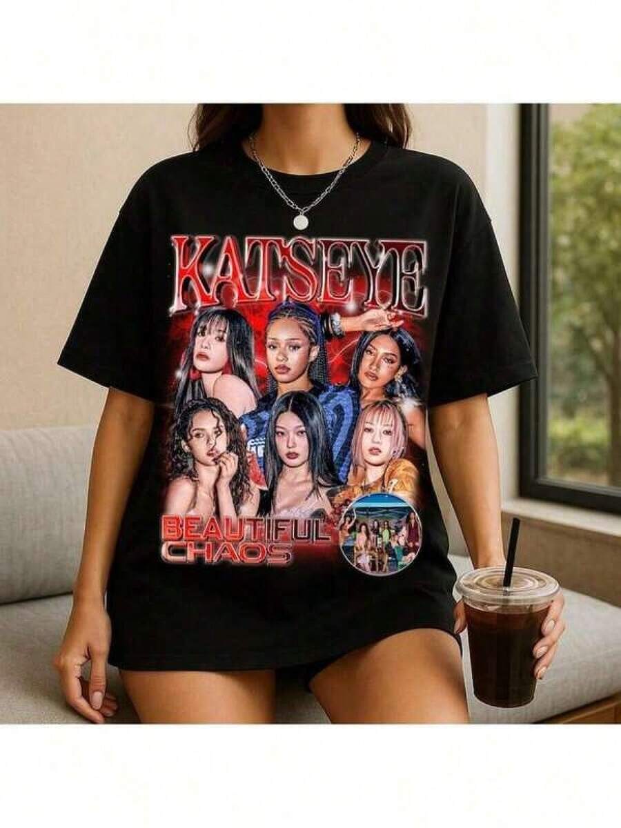 Women T-Shirts - Black - View 1