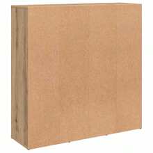 Librería vidaXL de roble artesanal, 98x29x97,5 cm, contrachapado. - Marrón - Ver 7