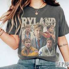 Camiseta Sabrinawood, Camiseta de Colores, Camiseta Estética de Música Pop, Regalo para Fans, Merchandising de Cantante, Atuendo Viral - Negro 2 - Ver 4