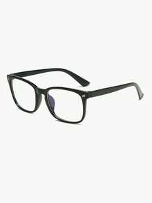 2 Pairs Women's Square Shape Stud Accent Black Transparent Glasses For School Clear Glasses Accessories Glasses Accessories For Women - 多色 2 - 查看 2