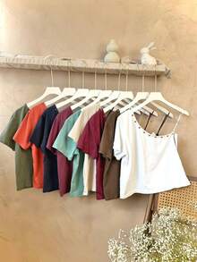 Women Tops - Chocolate Brown - View 7