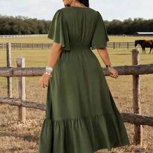 Women Long Dresses - 綠色 - 查看 3