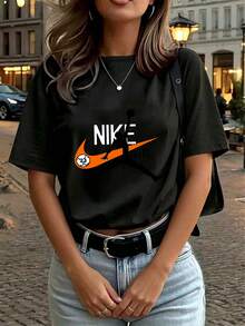 Women T-Shirts - Black - View 4