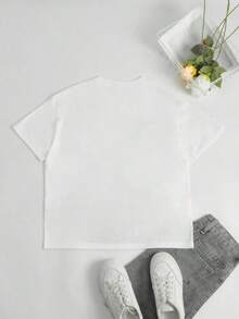 Women's Casual Punk Round Neck Short Sleeve Lips Print Fashion Gothic Streetwear T-Shirt White Summer. All Kinds Of Prints, Jacket, Round Neck T-Shirt, Casual, For Office, For Travel, Very Popular, Sporty Style, Print/Pattern, 100% Cotton T-Shirt, Casual T-Shirt, Comfortable, Soft, Breathable. The Latest Popular Bestseller - 白色 - 查看 2