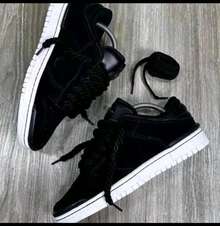 Promotion: Twist SB Low Plus Air Skate Gym Training Premium Tennis Shoes - 24-Hour Shipping - Black And White - 黑色 - 查看 1