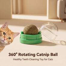 Juguete para masticar para gatos, pelota de menta duradera que se mueve sola para romper el aburrimiento, palo para morder para gatitos, juguete para mascotas - Ver 1