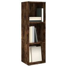Librería/mueble para TV vidaXL Roble ahumado 36x30x114cm Contrachapado - Marrón - Ver 3