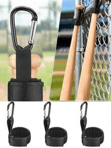 Adjustable Baseball Bat Holder | Fits All Bat Sizes, Portable Display Stand With Metal Hook, Suitable For Indoor And Outdoor Use, With End Caps - Multicolor - View 1