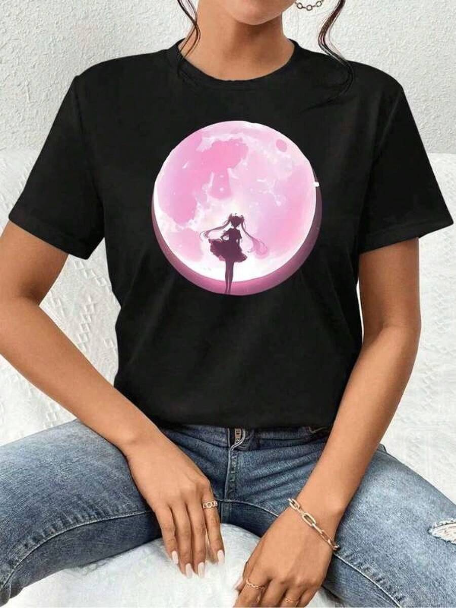 Women T-Shirts - Black - View 1