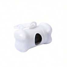 1 pièce Distributeur de sacs à déchets pour animaux de compagnie haut de gamme, support portable pour sacs à déchets d'animaux, fournitures de nettoyage - Rose bonbon - Voir 6
