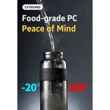 New Sports Water Bottle, Plastic Portable Water Jug, Heat-Resistant Office Tea Cup - Multicolor - View 5
