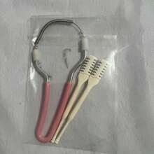 3件套面部脱毛器，精致美容面部剃毛器，弹簧式脱毛器，女士唇部及面部脱毛器，面部脱毛工具，唇毛镊子，面部及身体脱毛器 - 彩色 - 查看 5