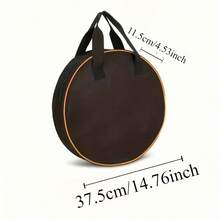 Durable Round Tool Bag With Zipper - Sturdy Fabric, Portable Storage Organizer For RV, Garden And Workshop, Compact Round Bag For Cables, Chargers, Small Tools, Portable Tool Bag Organization - A - View 4