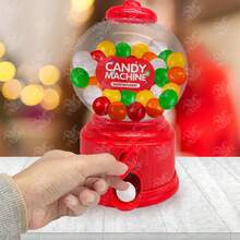 Mini Gumball Machine Ball Dispenser Piggy Bank 15cm RED - View 4
