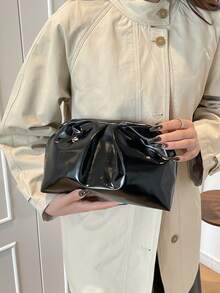 2026 Nova Bolsa Feminina Elegante e da Moda, Adequada para Uso Diário - Preto - Visão 6