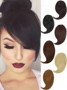 Invisible Bangs Clip-In Extension Front Fringes Hair Pieces Bangs Styling Accessories Easy To Wear And Maintain Natural Bangs Wig For Women - Multicolor - View 1