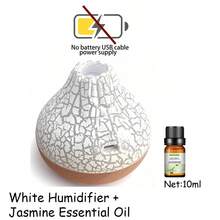 1pc Volcano 300ML Desktop USB Powered Humidifier, Ultrasonic Cold Mist Aroma Diffuser With Flame Night Light, Optional Essential Oils For Home Bedroom Office Yoga - Volcano Humidifier - View 25