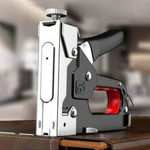 1pc 4-In-1 Heavy Duty Stapler, Manual Staple Gun And Stapler, Multi-Functional Manual Tool, Compatible With T-Type, U-Type, I-Type And Bow-Type Staples, Perfect For Woodworking, DIY Home Decor, Furniture Repair, Upholstery And Woodworking Projects - Four-in-one Nail Gun - View 6