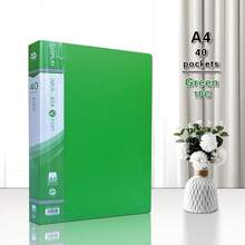 A4 PP File Folder 10-100 Pages, 1/5 Pcs, Portable Document Storage Folder, Multi-Color Lightweight File Folder, Office & Student Use - Single Piece - View 42