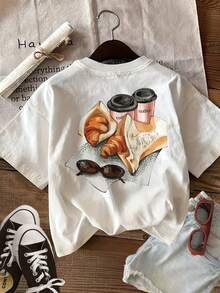 Women T-Shirts - White - View 2