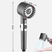 High Pressure Filtered Handheld Shower Head, 4 Spray Settings, Built-In Water Filter Removes Chlorine, Anti-Clog Nozzle, ON/Off Pause Button - NEW ITEM - 查看 2
