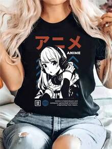 Women T-Shirts - Black - View 1