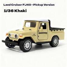 1pc New Alloy Off-Road FJ40 Pickup Truck Model, Realistic Off-Road Vehicle Collectible, Gift - Multicolor - View 5