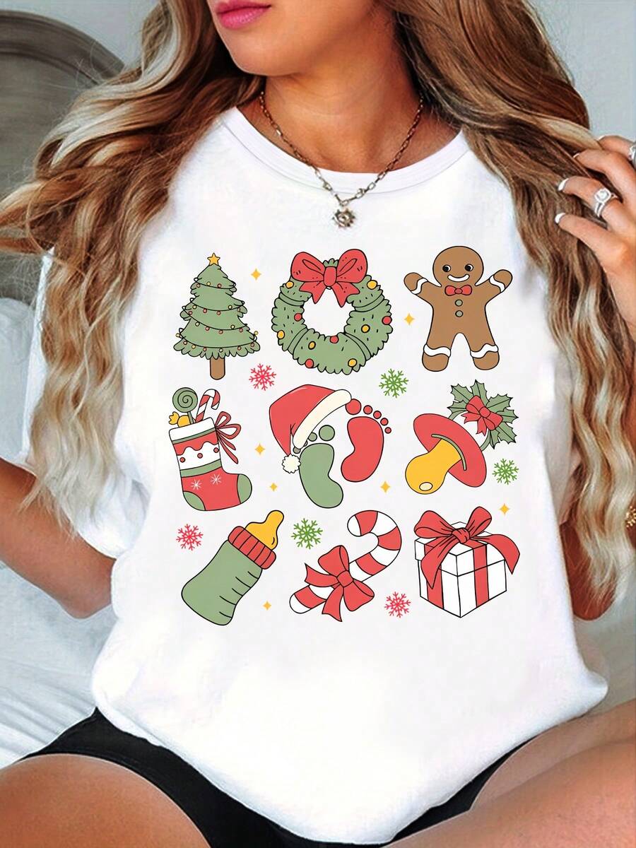 Camiseta de Navidad estamp, Regalo de Navidad para enfermera, Regalo de reparto de Navidad