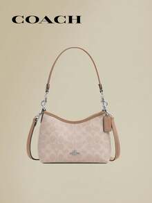 Bolso de hombro para mujer Coach, bolso cruzado con correa ajustable, bolso pequeño, diseño multifuncional, adecuado para uso diario, de moda y práctico para cualquier ocasión - Albaricoque - Ver 1