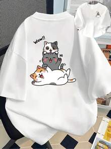 Plus Size T-Shirts - White - View 1