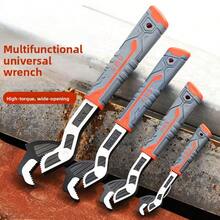 Cờ lê điều chỉnh 8 inch, thiết kế tự khóa, độ cứng cao, bền bỉ, dùng để sửa chữa. - B - Xem 1
