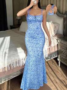 Women Midi Dresses - Multicolor 3 - View 6