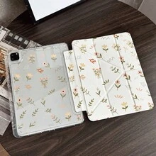 1 Ốp lưng máy tính bảng trong suốt in họa tiết hoa nhí, có ngăn đựng bút, tương thích với iPad 10.9/10.2/ Air thế hệ thứ 5/Pro 11/10/9.7/Air 2/ (thế hệ thứ 7)/ (thế hệ thứ 8)/ Air 4/5/ Pro 11/ Thế hệ thứ 10 10.9 inch 2022 Smart Case/ Air 13 (M3 2025)/ Air 11 (M3 2025)/ Air 11 (M3 2025)/ 11 (A16 2025)/ Tương thích với Galaxy Tab S10+/S9/A9, Tương thích với 5/5PR/6/6PRO/7/7PRO, Tương thích với Oppo Pad, Tương thích với Matepad, Tương thích với Honor Pad. - Nhiều màu - Xem 8