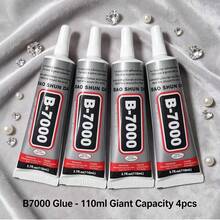 Keo mềm trong suốt B7000 dùng để tự làm và sửa chữa trang sức, thích hợp cho phụ kiện đội đầu, trâm cài, khung trang sức, trang sức kim cương, bông tai, mặt dây chuyền. Chất kết dính mạnh mẽ cho các sản phẩm thủ công DIY. - trong suốt - Xem 17