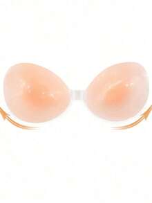 Ladies' Waterproof Thickened Silicone Breast Petals Small Breast Lift Up & Push In, Special Wedding Photography - Apricot - View 8