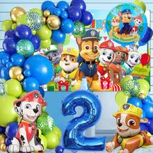 Navy Blue, Green & Blue Foil Number Balloons Decorations, Happy Birthday Balloon Set Perfect For Adult Birthday Party Wall Decor - View 4