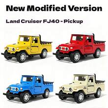 1pc New Alloy Off-Road FJ40 Pickup Truck Model, Realistic Off-Road Vehicle Collectible, Gift - Multicolor - View 2