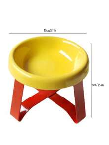 1 bát ăn cho thú cưng chống tràn, ngăn ngừa vết bẩn trên cằm, dễ vệ sinh, phù hợp cho mèo và chó. - 500ml - Xem 2