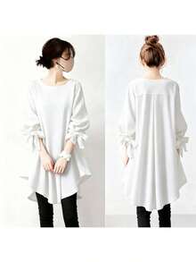 Women Blouses & Shirts - 白色 - 查看 6