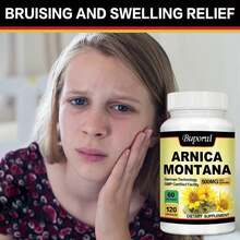 BUPORAI Arnica  Capsules - Support Joint Health, Reduces Pain, Improves Mood, Boosts Immunity, Suitable For Bruises And Swelling - 120pcs - 120 Capsules - View 4