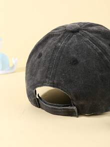 1pc Black NEW YORK EST 1625 Embroidered Baby Baseball Cap, Baby Summer Beach Baseball Cap, Unisex Toddler Summer Sun Protection Baseball Cap - Multicolor - View 8