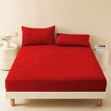 Waterproof Mattress Protector (Single, Standard, Queen, King) - Various Colors - 紅色 - 查看 7
